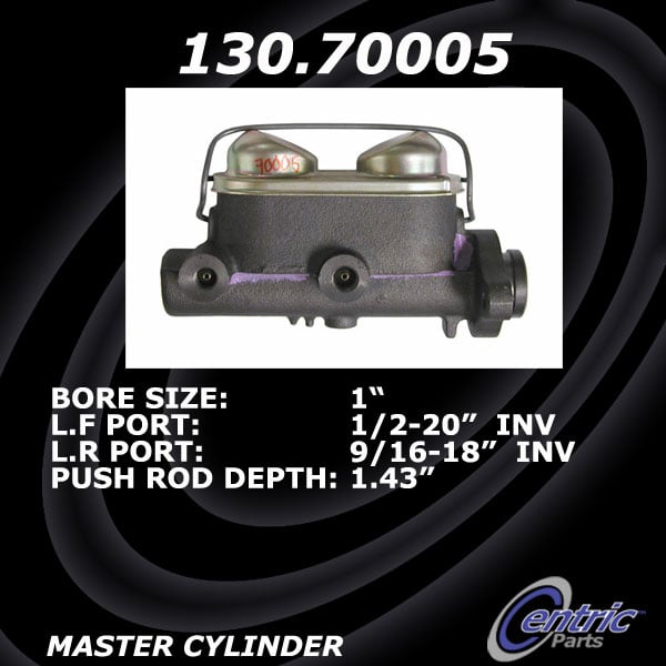 130.70005 Premium Brake Master Cyl 805890010326