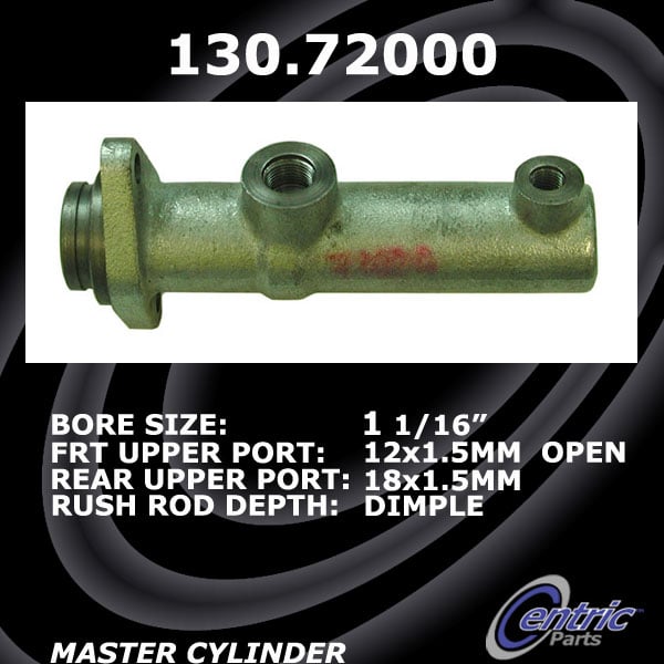 130.72000 Premium Brake Master Cyl 805890010364