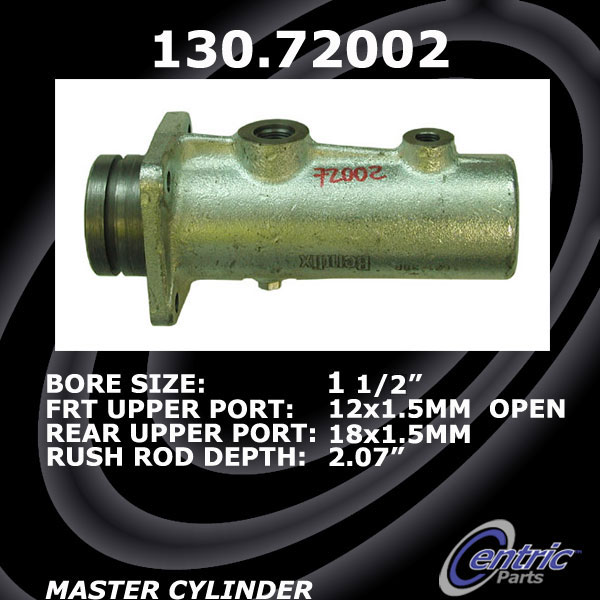 130.72002 Premium Brake Master Cyl 805890010388