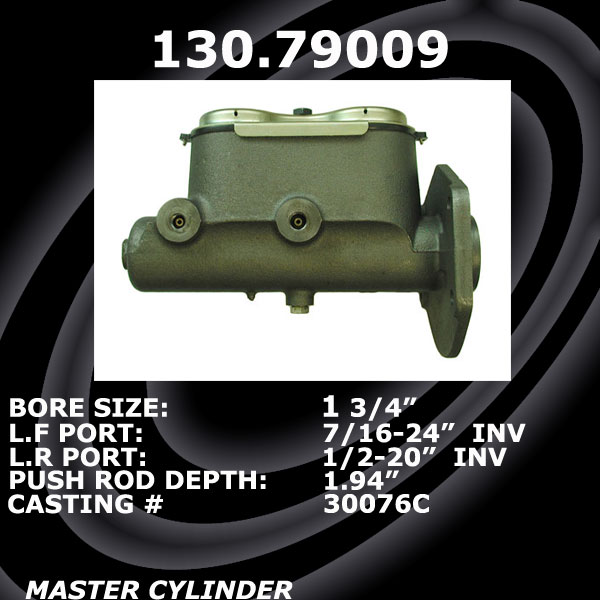 130.79009 Premium Brake Master Cyl 805890010616