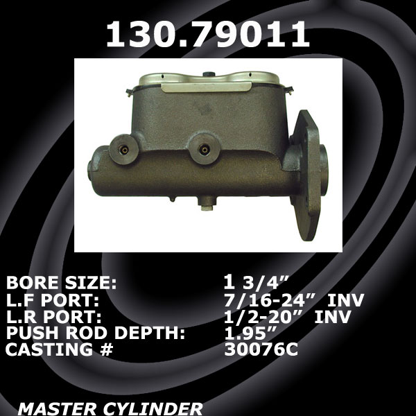130.79011 Premium Brake Master Cyl 805890010630
