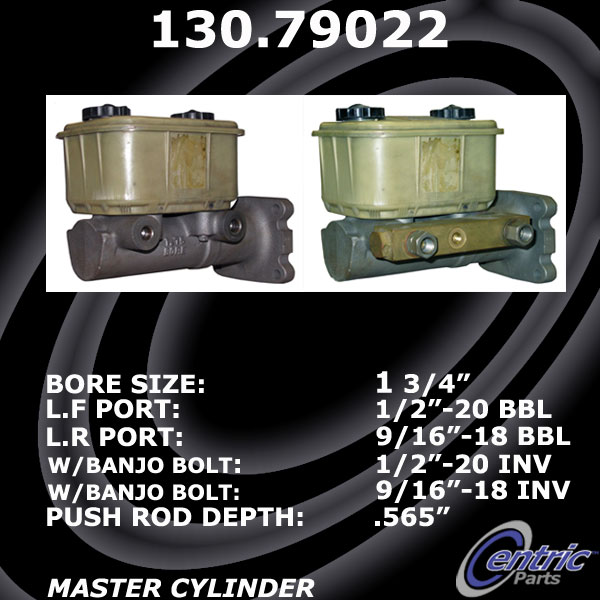 130.79022 Premium Brake Master Cyl 805890509295