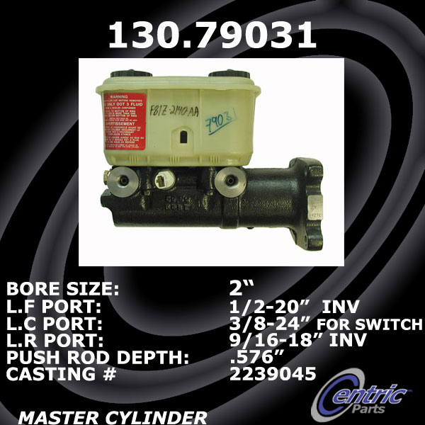 130.79031 Premium Brake Master Cyl 805890168225