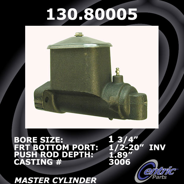 130.80005 Premium Brake Master Cyl 805890010869