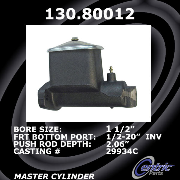 130.80012 Premium Brake Master Cyl 805890010937