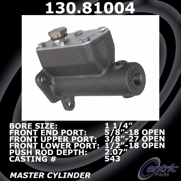 130.81004 Premium Brake Master Cyl 805890011095