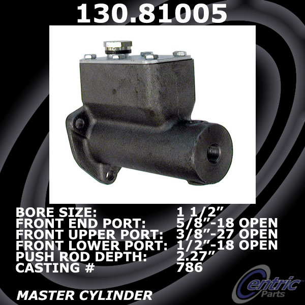 130.81005 Premium Brake Master Cyl 805890011101