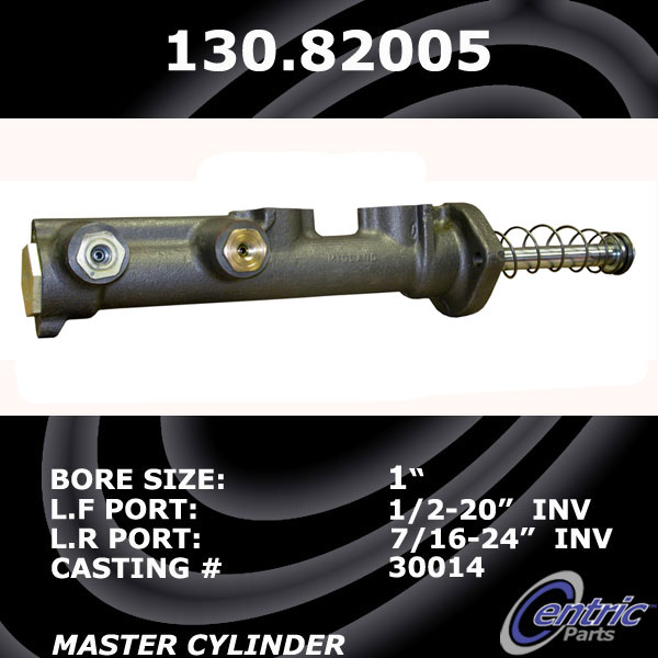 130.82005 Premium Brake Master Cyl 805890011156