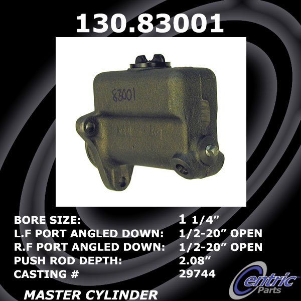 130.83001 Premium Brake Master Cyl 805890011163