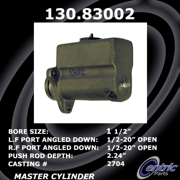 130.83002 Premium Brake Master Cyl 805890011170