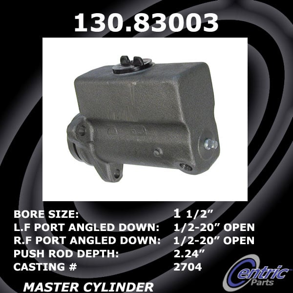 130.83003 Premium Brake Master Cyl 805890011187