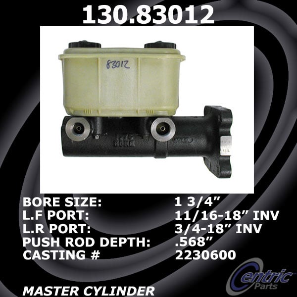 130.83012 Premium Brake Master Cyl 805890011279