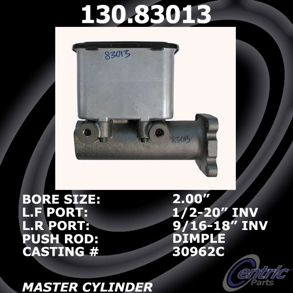 130.83013 Premium Brake Master Cyl 805890011286