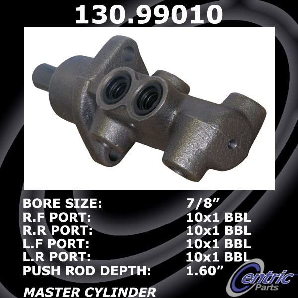 130.99010 Premium Brake Master Cyl 805890657996