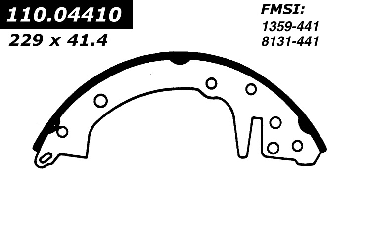 111.04410 Centric Brake Shoes 805890426820