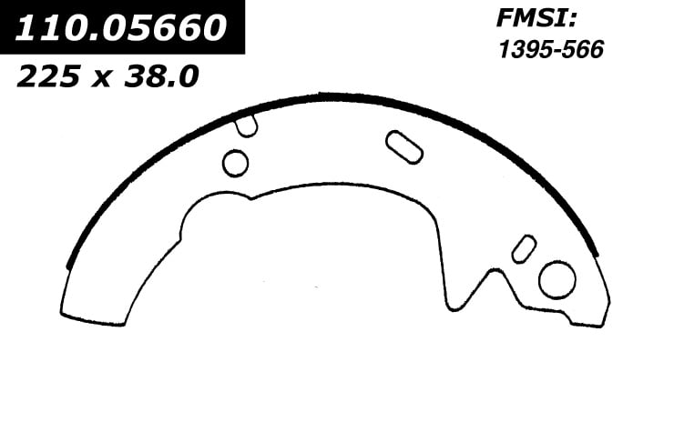 112.05660 Riveted Brake Shoes 805890267720