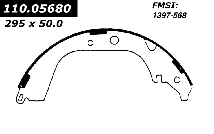 111.05680 Centric Brake Shoes 805890427179