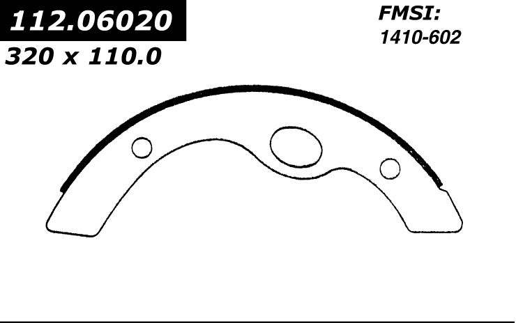 112.06020 Riveted Brake Shoes 805890329053
