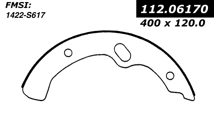 112.06170 Riveted Brake Shoes 805890329060