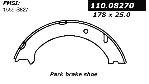 111.08270 Centric Brake Shoes 805890264385
