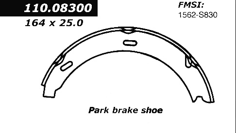 111.08300 Centric Brake Shoes 805890298809