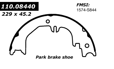 111.08440 Centric Brake Shoes 805890426585