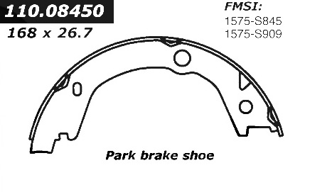 111.08450 Centric Brake Shoes 805890298823
