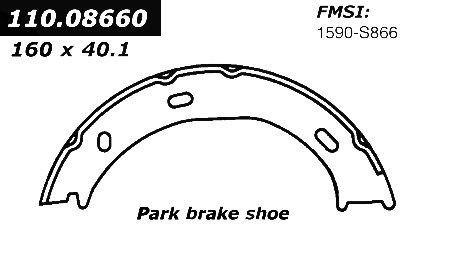 111.08660 Centric Brake Shoes 805890264491