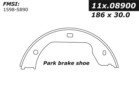 111.08900 Centric Brake Shoes 805890349464