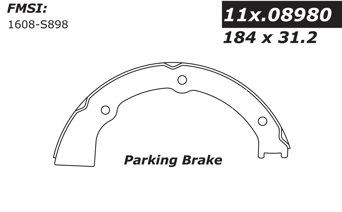 111.08980 Centric Brake Shoes 805890335283