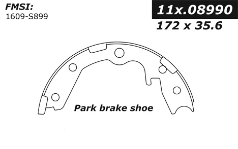 111.08990 Centric Brake Shoes 805890426547