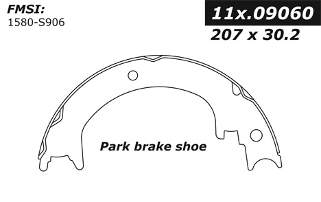 111.09060 Centric Brake Shoes 805890337829