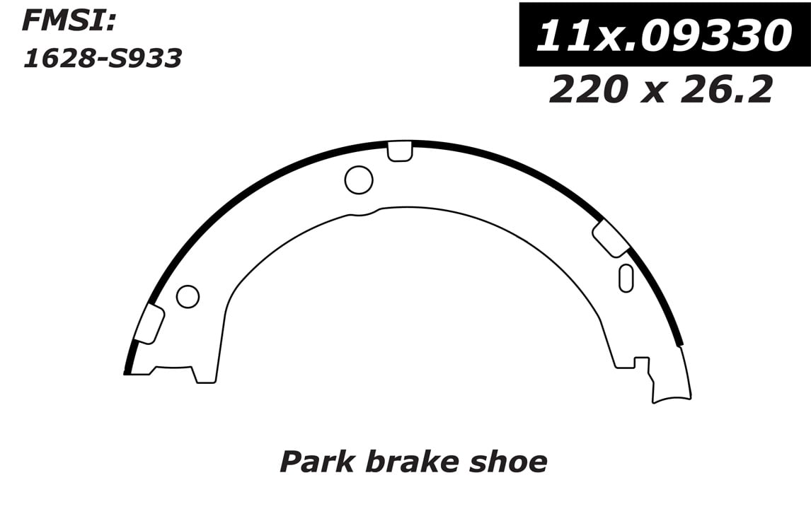 111.09330 Centric Brake Shoes 805890408352