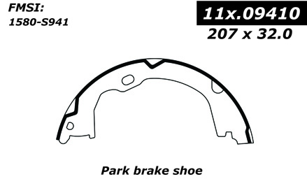 111.09410 Centric Brake Shoes 805890416173