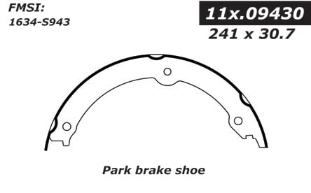 111.09430 Centric Brake Shoes 805890419198