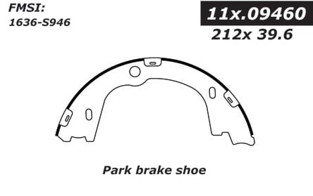 111.09460 Centric Brake Shoes 805890435662