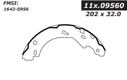 111.09560 Centric Brake Shoes 805890497950