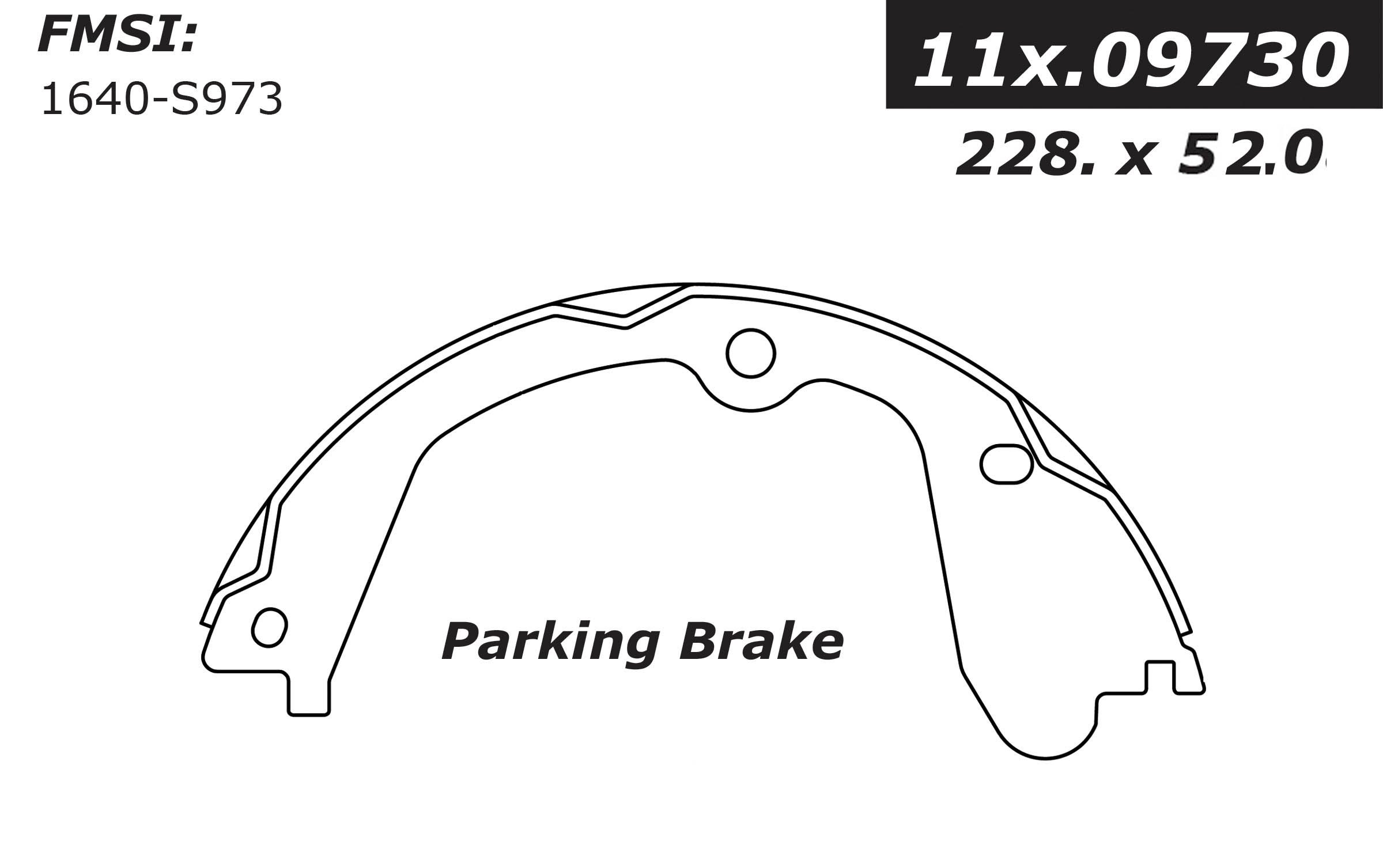 111.09730 Centric Brake Shoes 805890618133