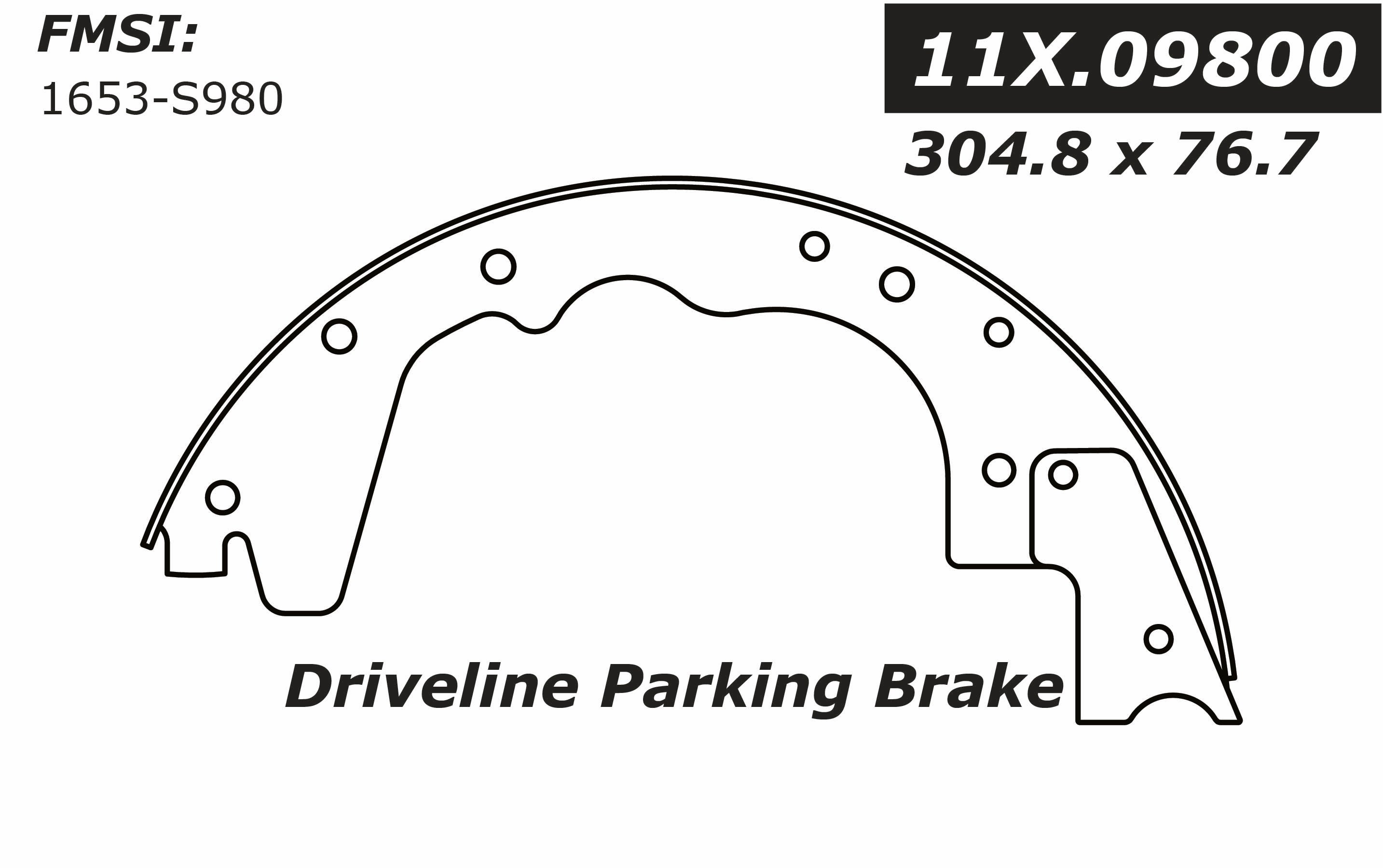 111.09800 Centric Brake Shoes 805890636137